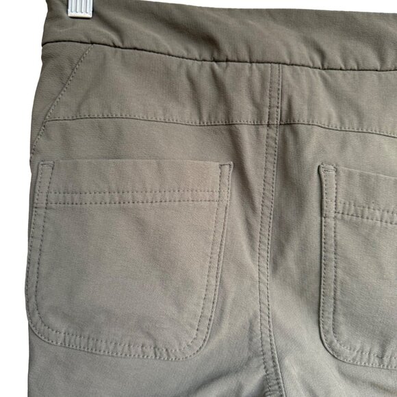 ATHLETA Wander Skinny Ankle Zip Olive Pants 349953-03 Women's Size 0 Nylon - Picture 15 of 16